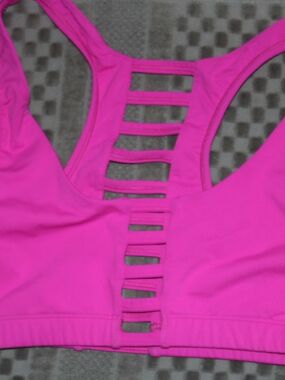 Victoria's Secret Bright Pink Ladder-Back Sports Bra